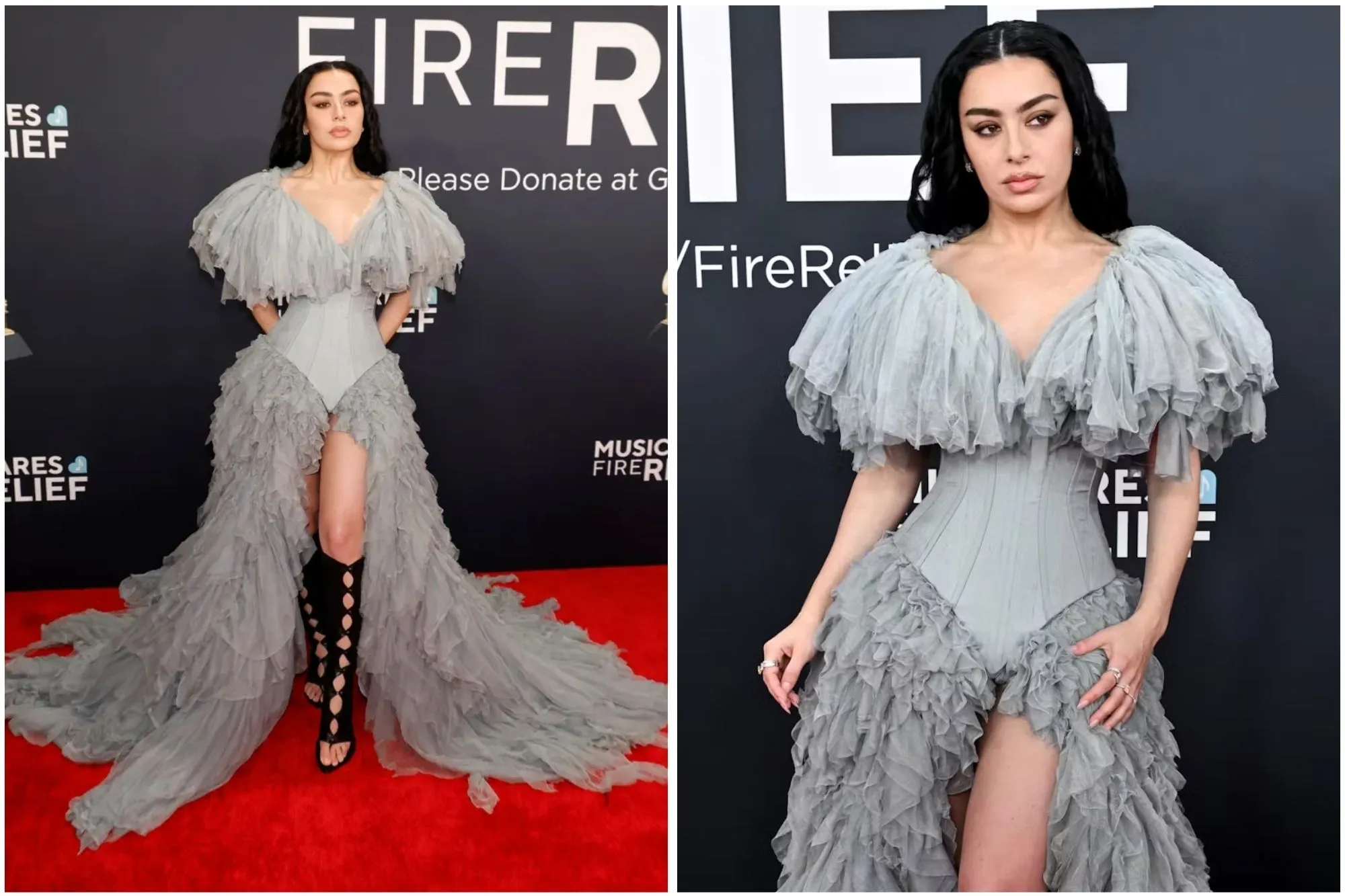 Charli XCX at grammy awards 2025
