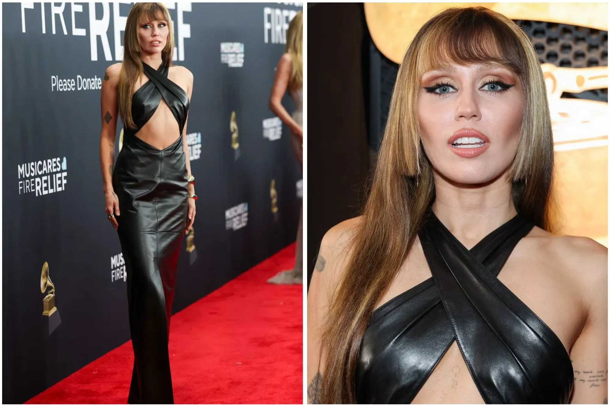 miley cyrus at grammys 2025