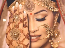 bridal nail art