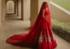Modern Red Bridal Lehengas That Are Always in Style red bridal lehenga