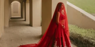 Modern Red Bridal Lehengas That Are Always in Style red bridal lehenga