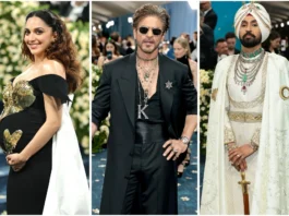 Met Gala 2025: Shah Rukh Made Debut with Diljit and Kiara met gala 2025