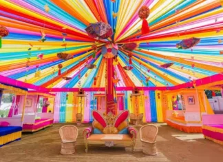6 Bold Wedding Decor Ideas with Contrasting Colours bold wedding decor