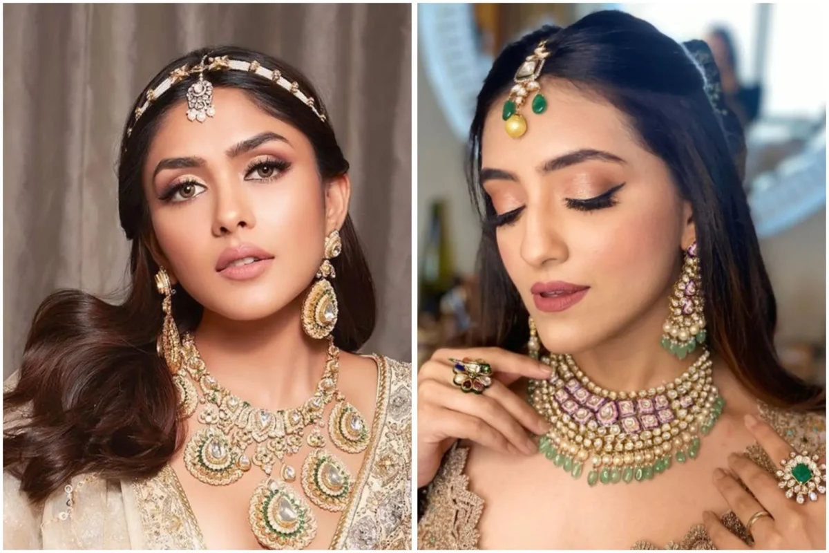 Bridal eye makeup