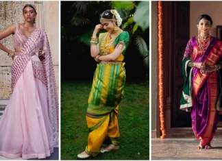 Different Saree Draping Styles for Brides Saree Draping Style