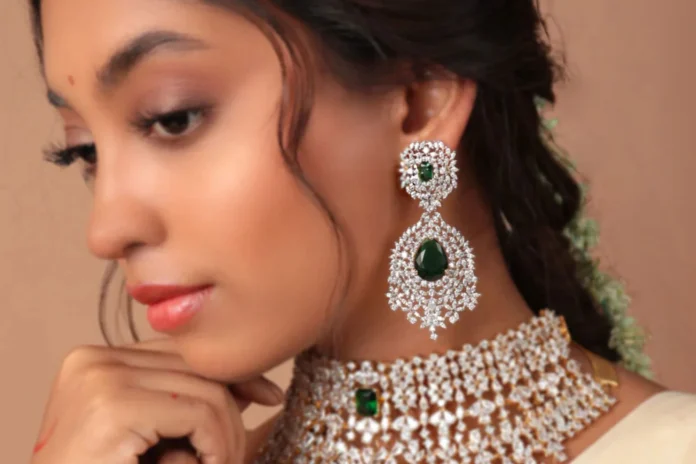 Modern Bridal Earrings