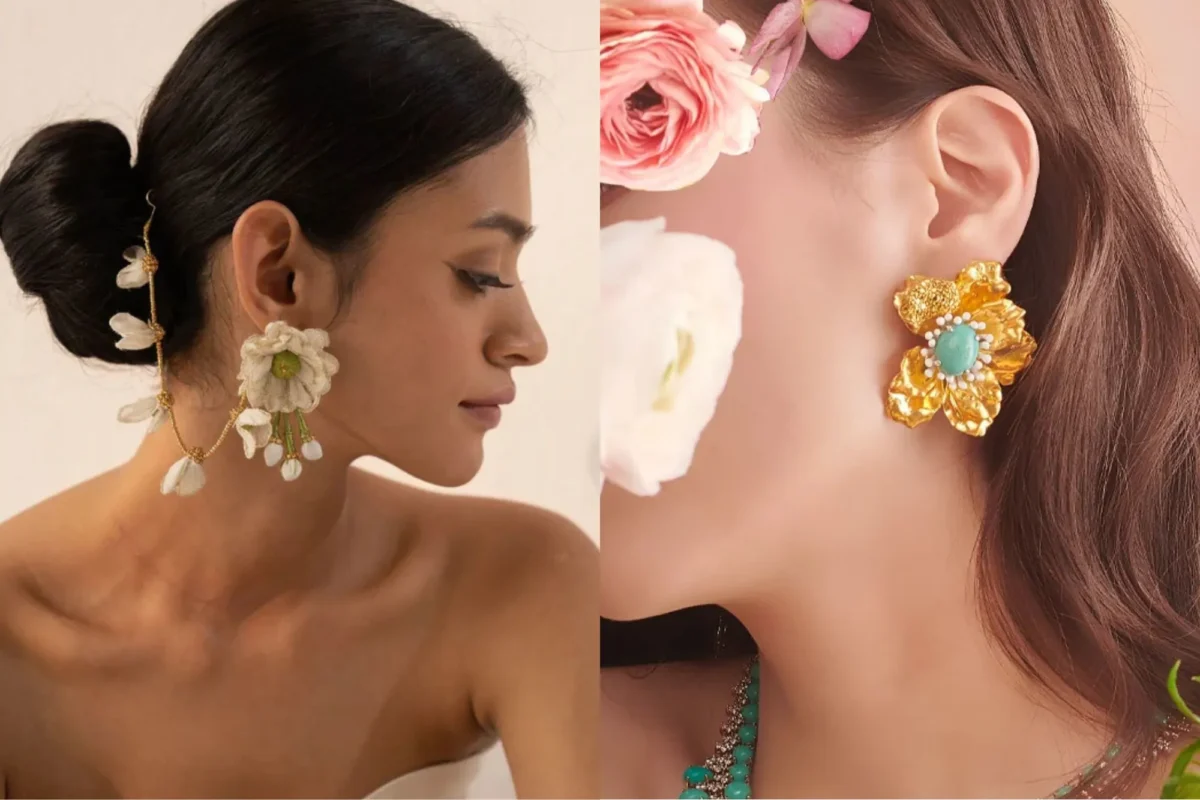 Modern Bridal Earrings