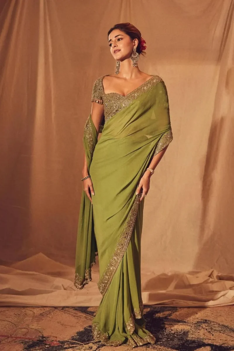 Celebrity saree look