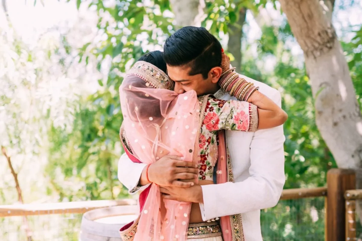 wedding first look