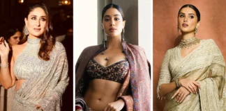 10 Best Celebrity Saree Looks for Upcoming Wedding Season Celebrity saree look