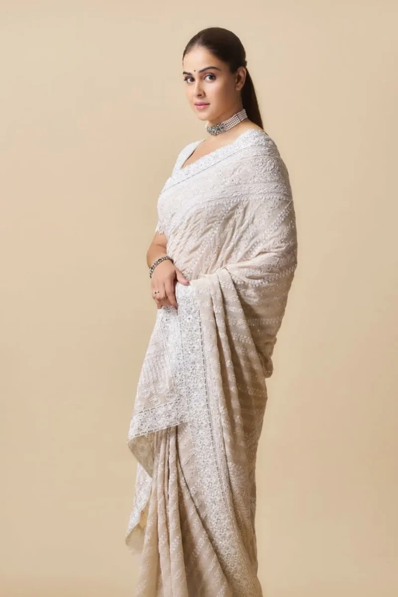 Celebrity saree look