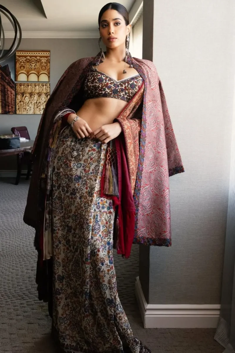 Celebrity saree look