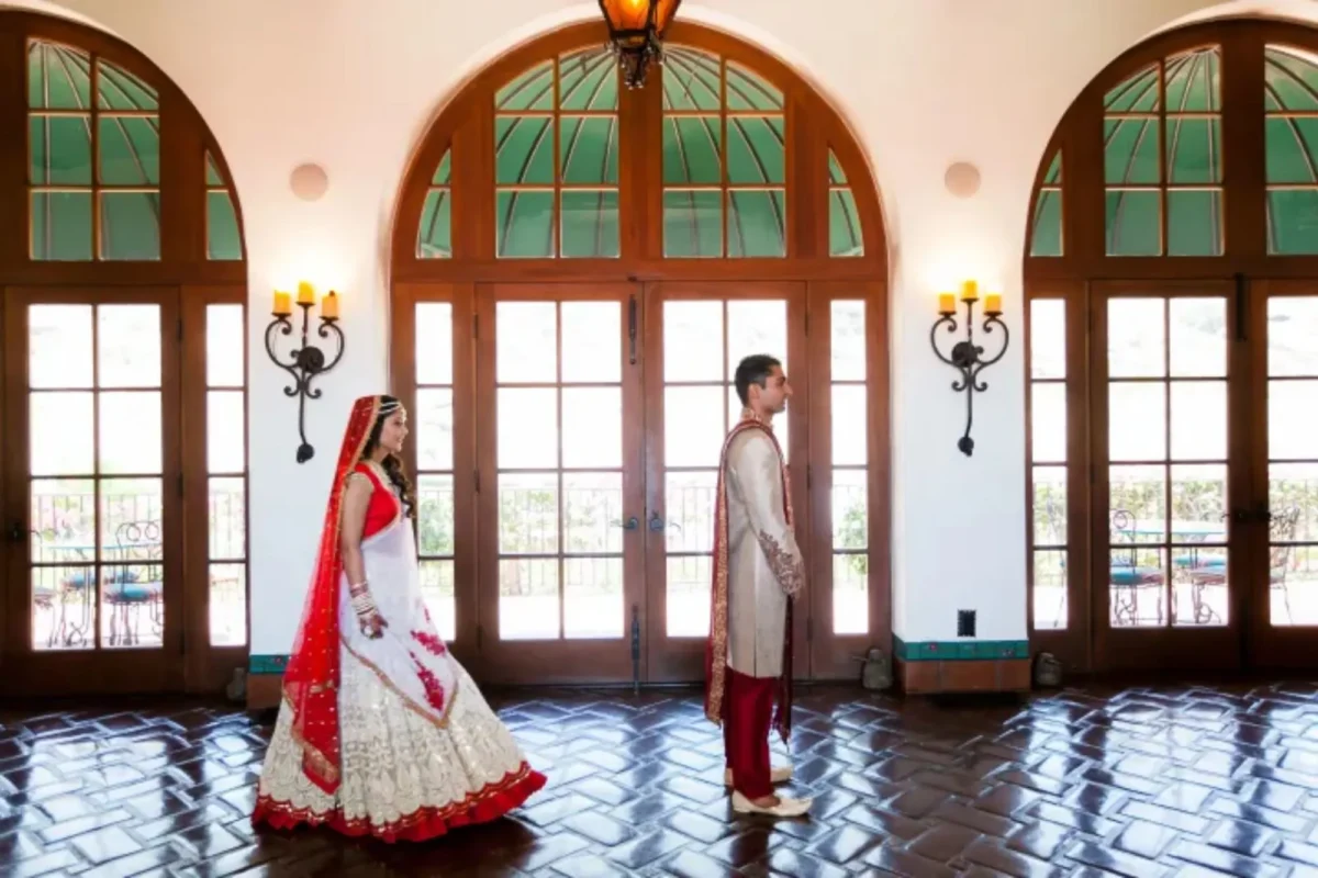 wedding first look