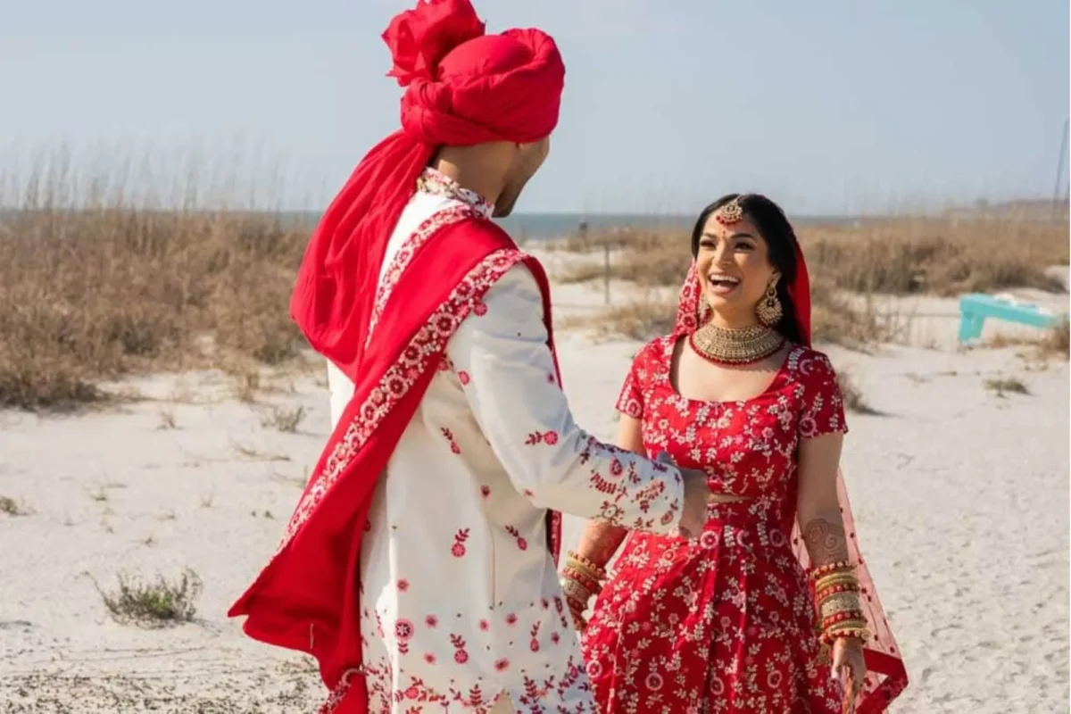 wedding first look