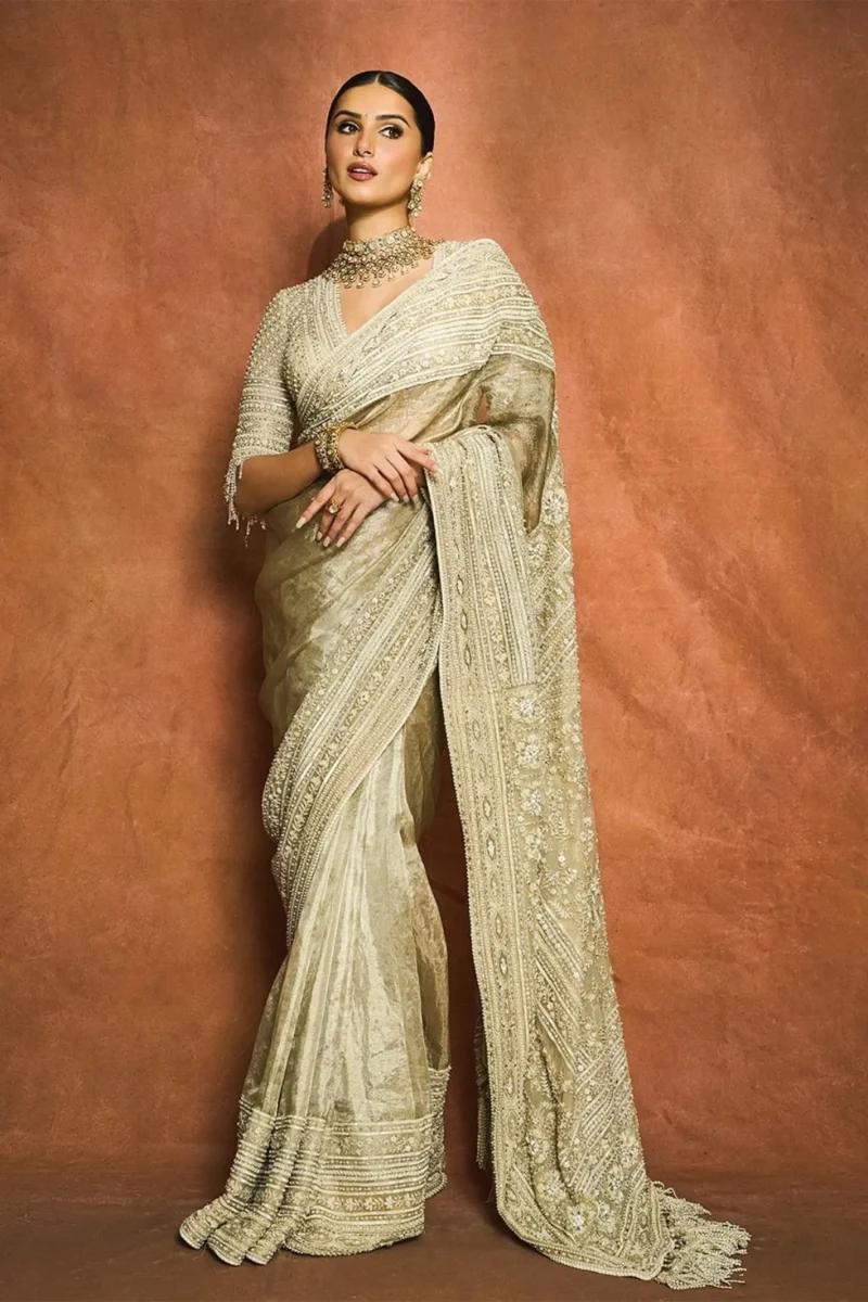 Celebrity saree look