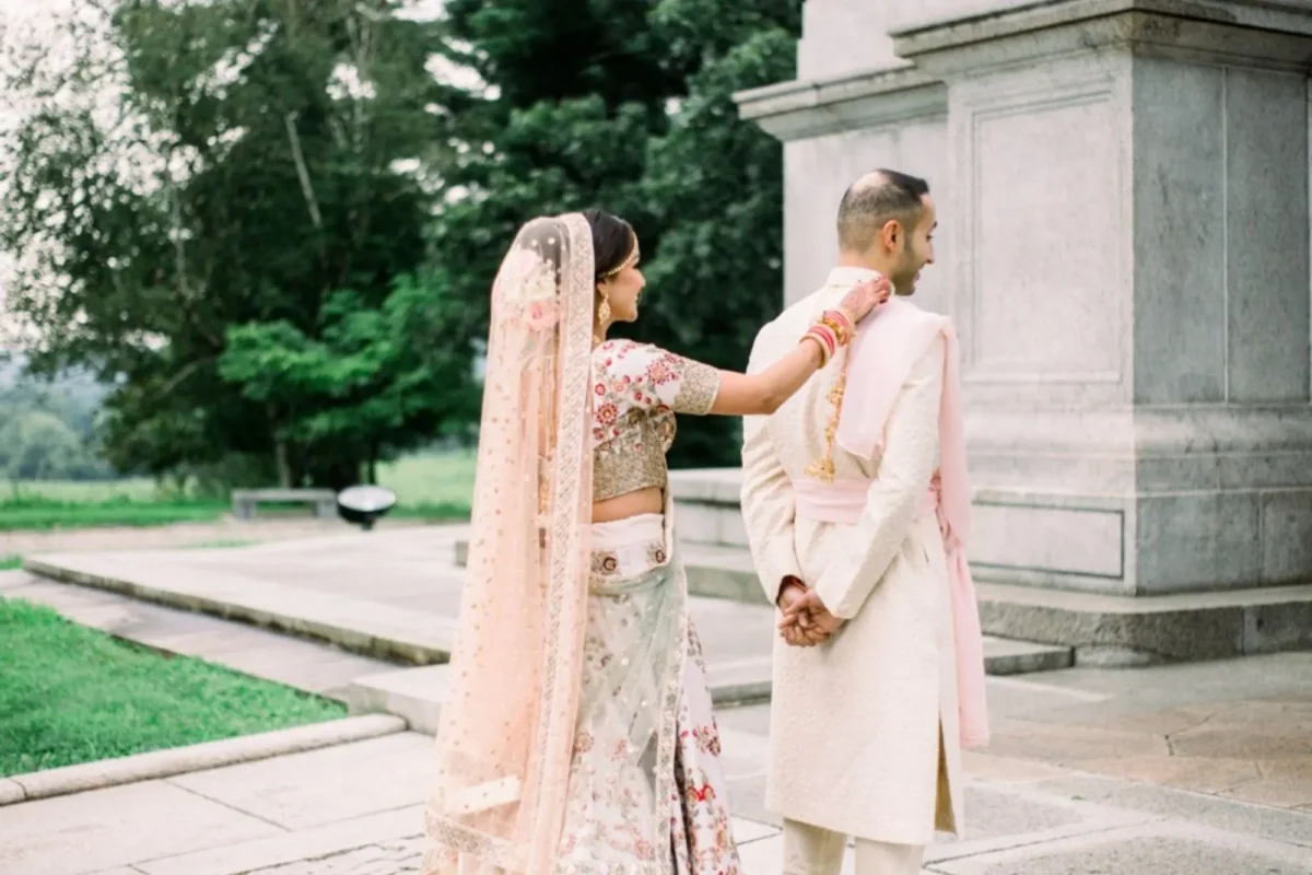 wedding first look