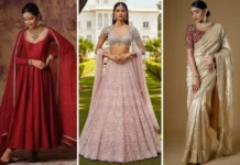 6 Bridal Outfit Ideas for Every Post-Wedding Function bridal outfit