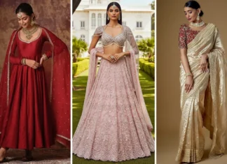 6 Bridal Outfit Ideas for Every Post-Wedding Function bridal outfit