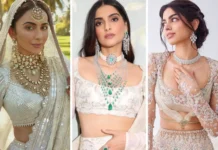 9 Stunning Bridal Jewellery for Ivory and White Lehenga Bridal jewellery