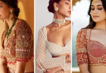 6 Lehenga Blouse Sleeves Designs for This Wedding Season Lehenga blouse sleeves design