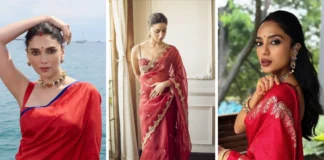 Make Karva Chauth Special with These Celeb Red Saree Looks Karva Chauth