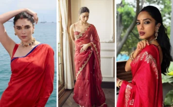 Make Karva Chauth Special with These Celeb Red Saree Looks Karva Chauth