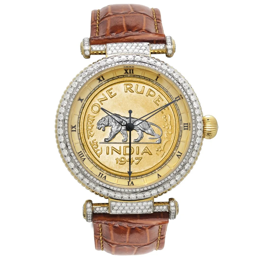 Diamond watch for groom