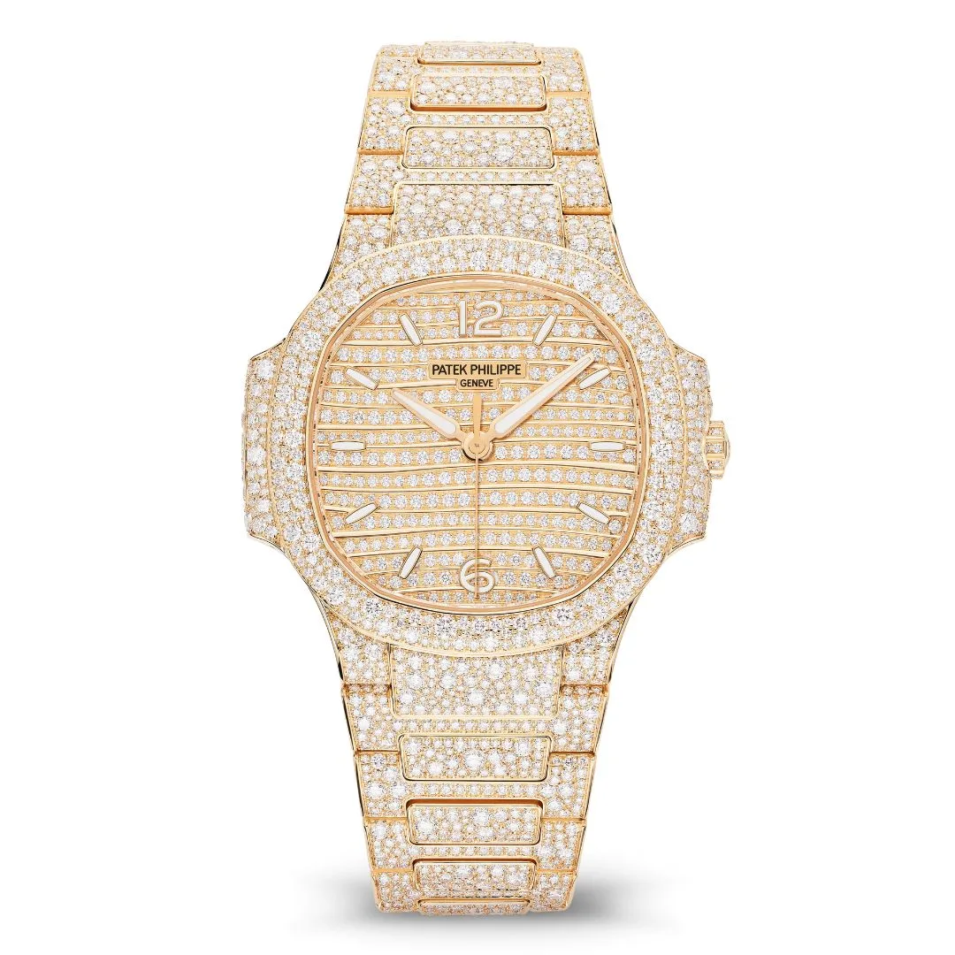 Diamond watch for groom