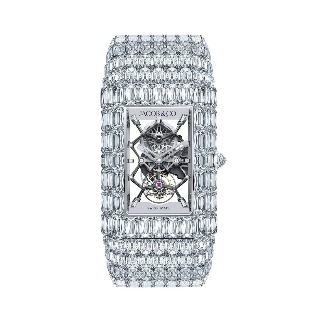 Diamond watch for groom