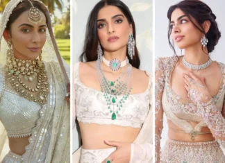 9 Stunning Bridal Jewellery for Ivory and White Lehenga Bridal jewellery
