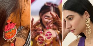 Own the Spotlight with These Customised Earrings for Bride Customised Earrings