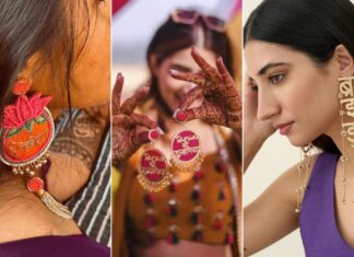 Own the Spotlight with These Customised Earrings for Bride Customised Earrings