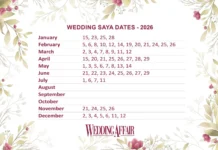Wedding Affair Releases the 2026 Saya Dates for Wedding Wedding Affair