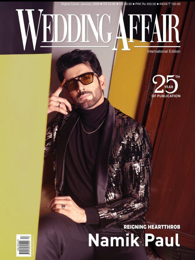 Namik Paul Featured in Wedding Affair Magazine’s 25th Year Edition