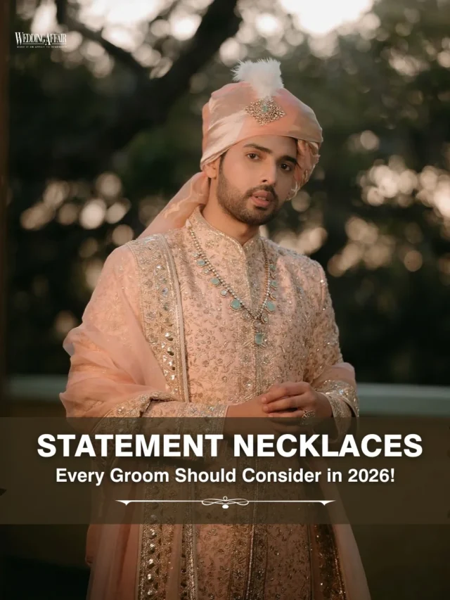 Groom Styling 2026: Statement Necklace Trends to Watch